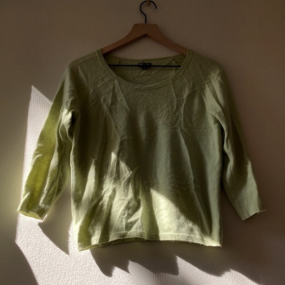 Ann Taylor cashmere pastel sweater - Picture 2 of 5